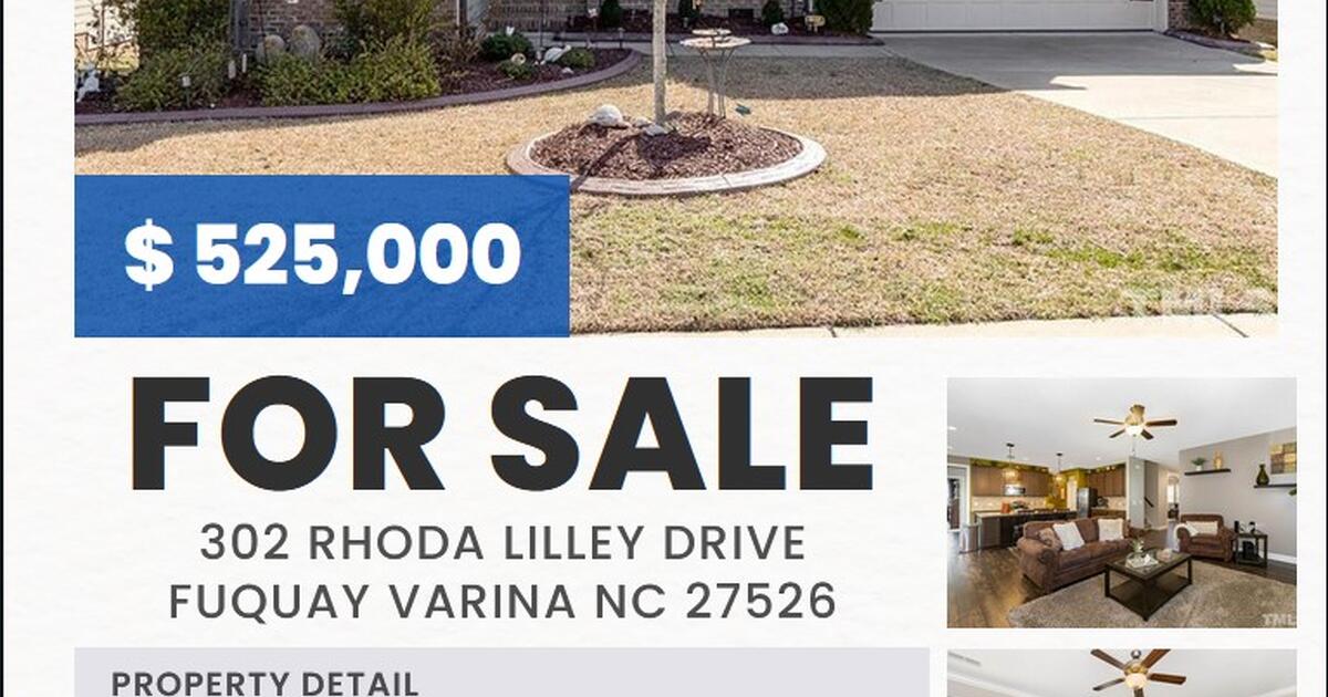 🏠 HOME FOR SALE! 🔖 525,000 ️ 2,587 Sq Ft 🛌 4 Bed 🛁 3 Baths 🚘 2 car