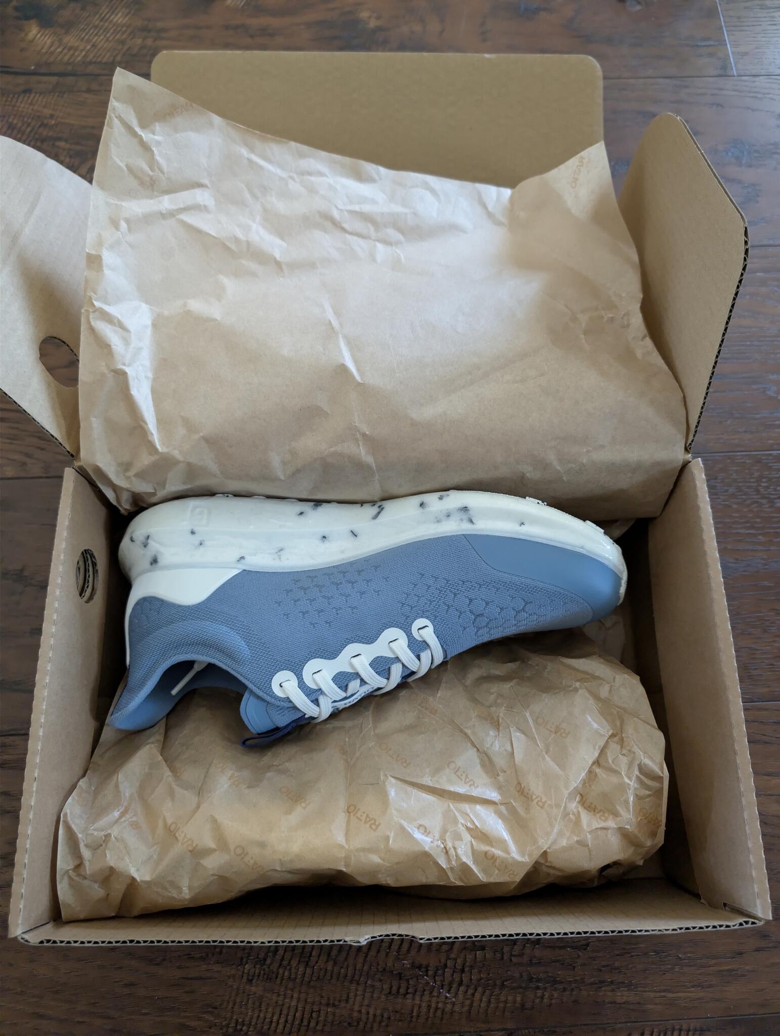 Ratio Camino:01 Performance Running Shoes – Blue Bird/Purity 