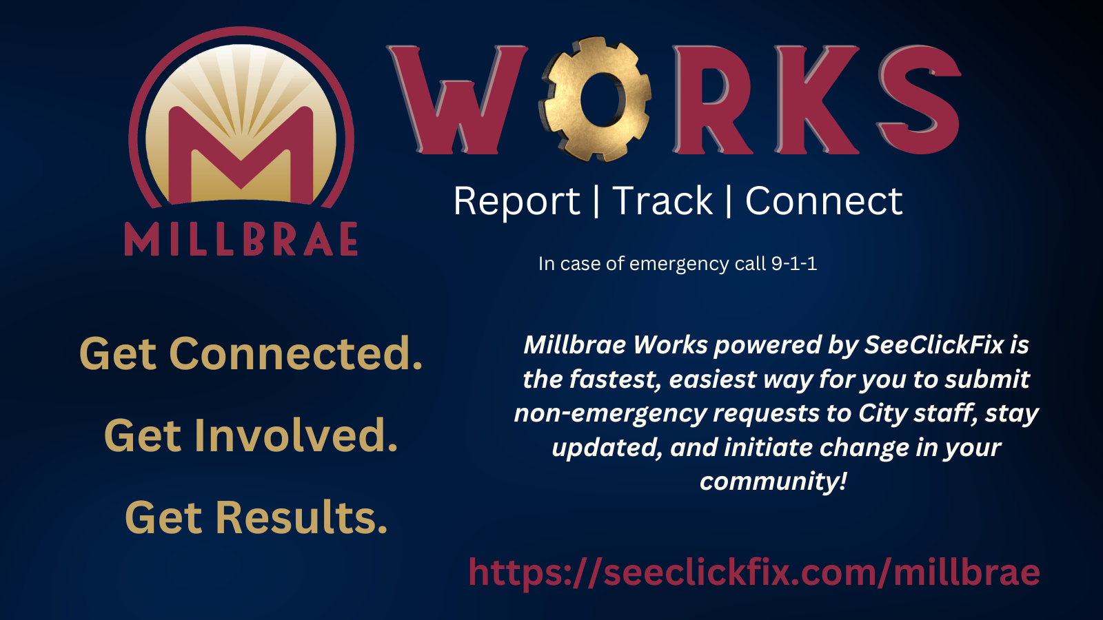 Millbrae Works Powered by SeeClickFix (by Civic Plus)