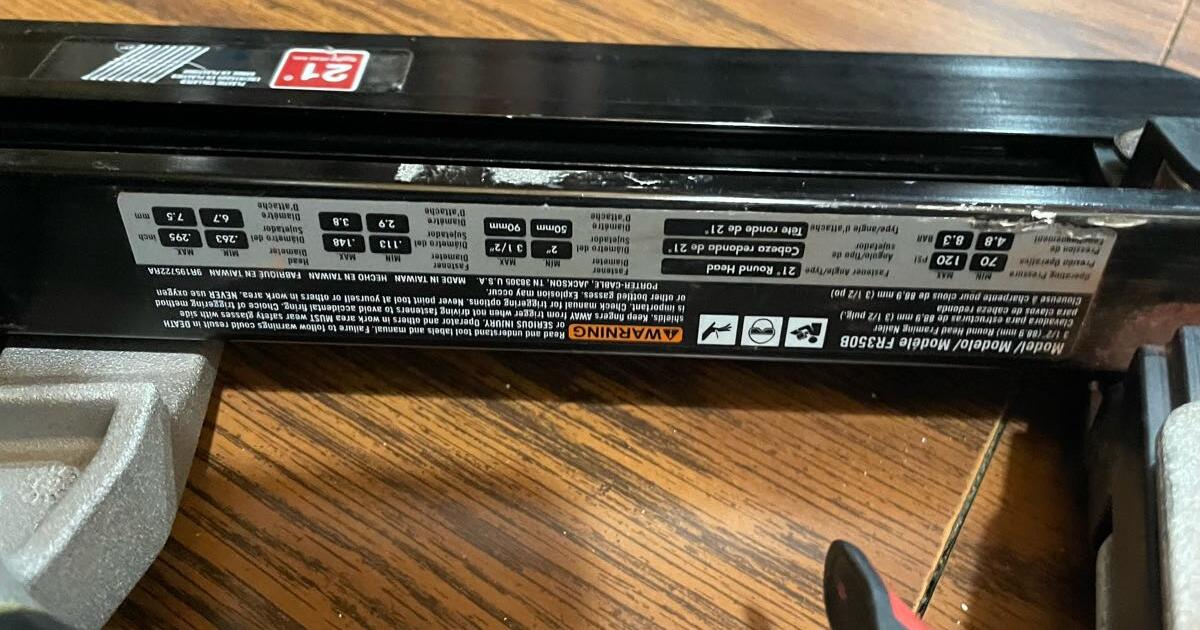 Porter Cable Framing Nailer Not Firing