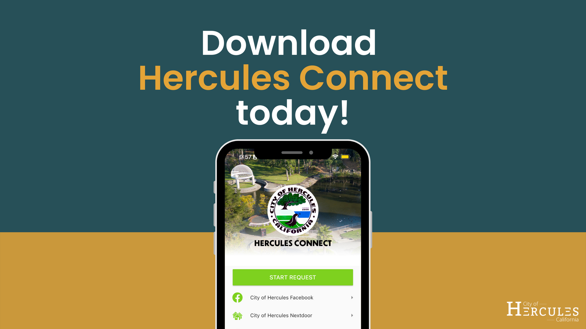Download Hercules Connect today! (City of Hercules) — Nextdoor — Nextdoor