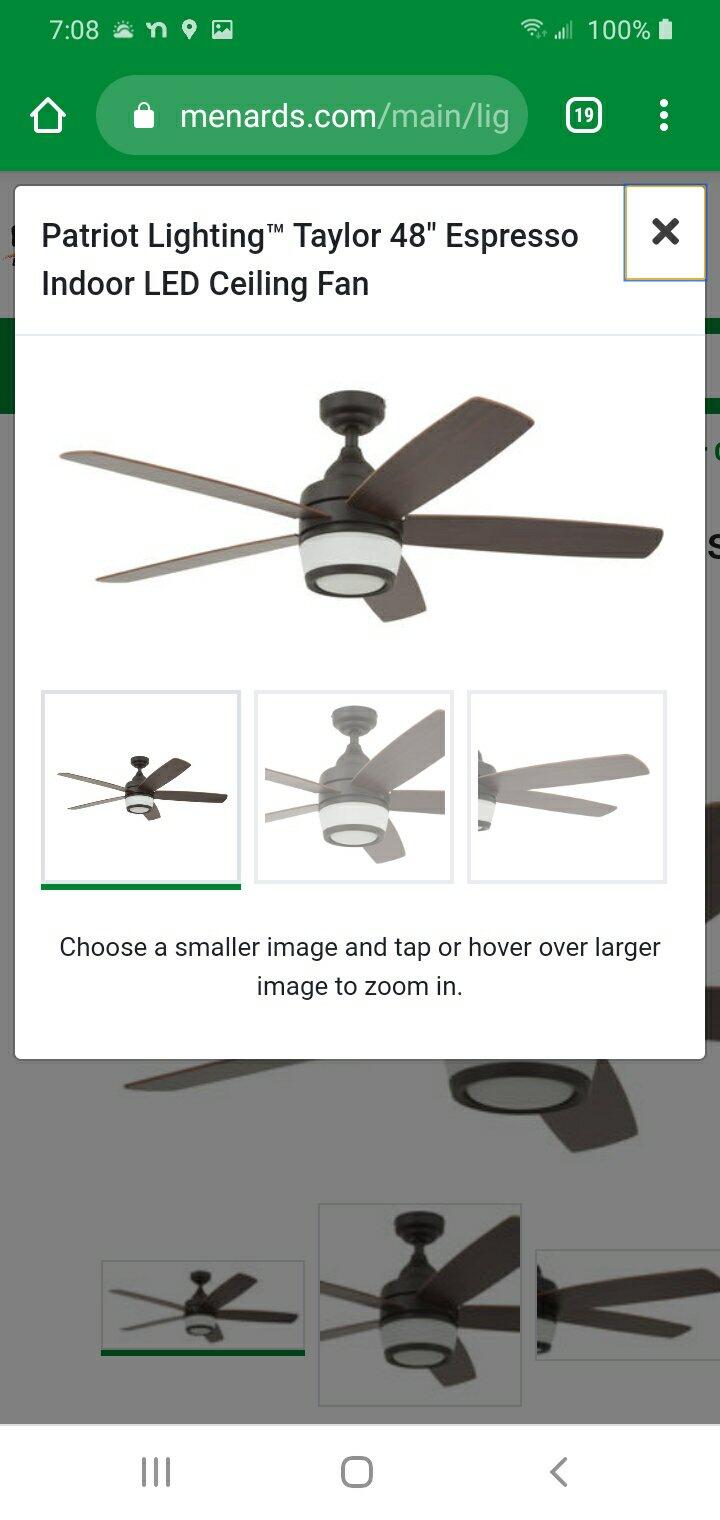 patriot lighting taylor ceiling fan