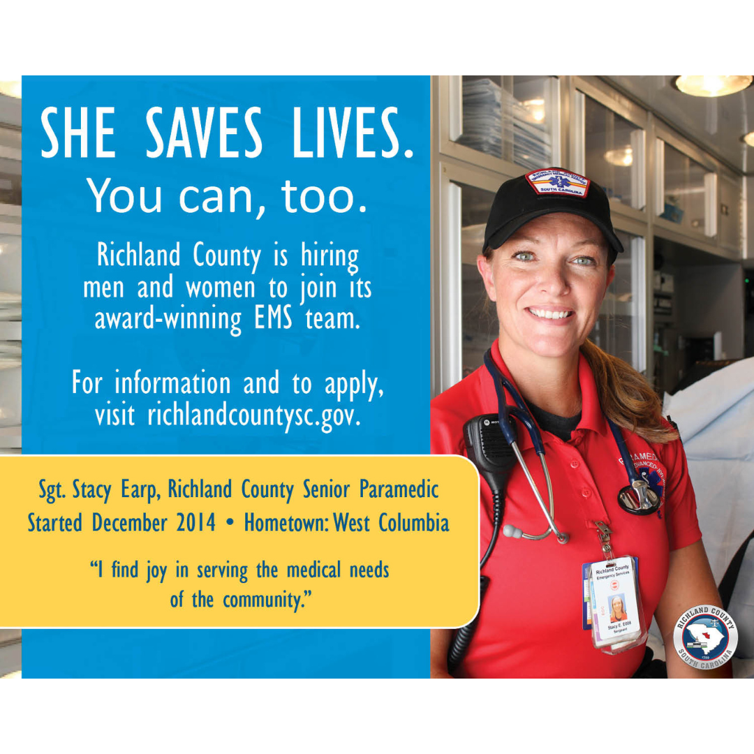 Richland County’s awardwinning and nationally recognized Emergency Medical Services (EMS