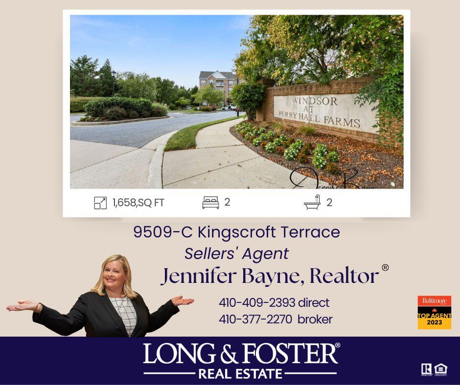 Ground Floor Condo in The Windsor at Perry Hall Farms for 325000 in