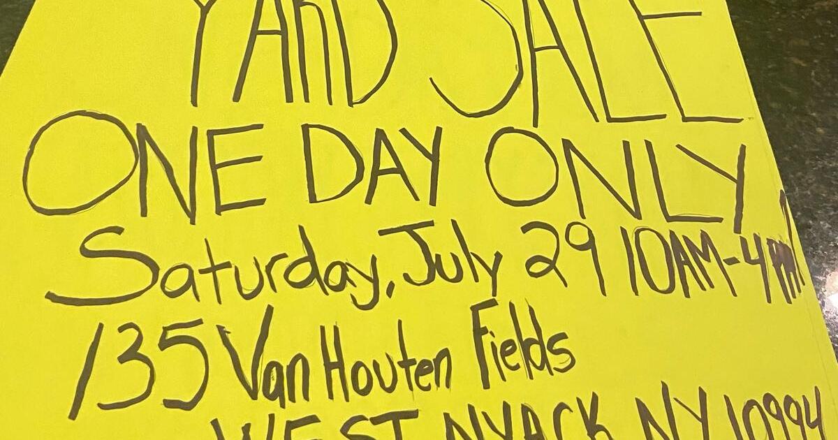 Multi Family Yard Sale for 1 in West Nyack, NY For Sale & Free