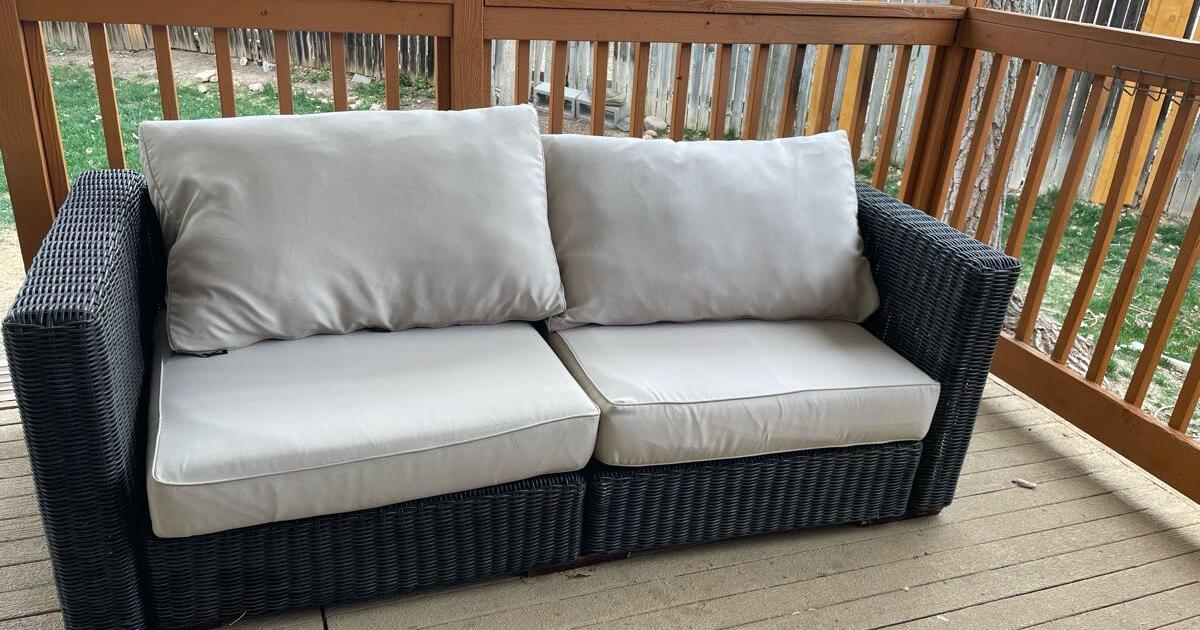 LoveSac outdoor wicker furniture for 145 in Commerce City, CO For