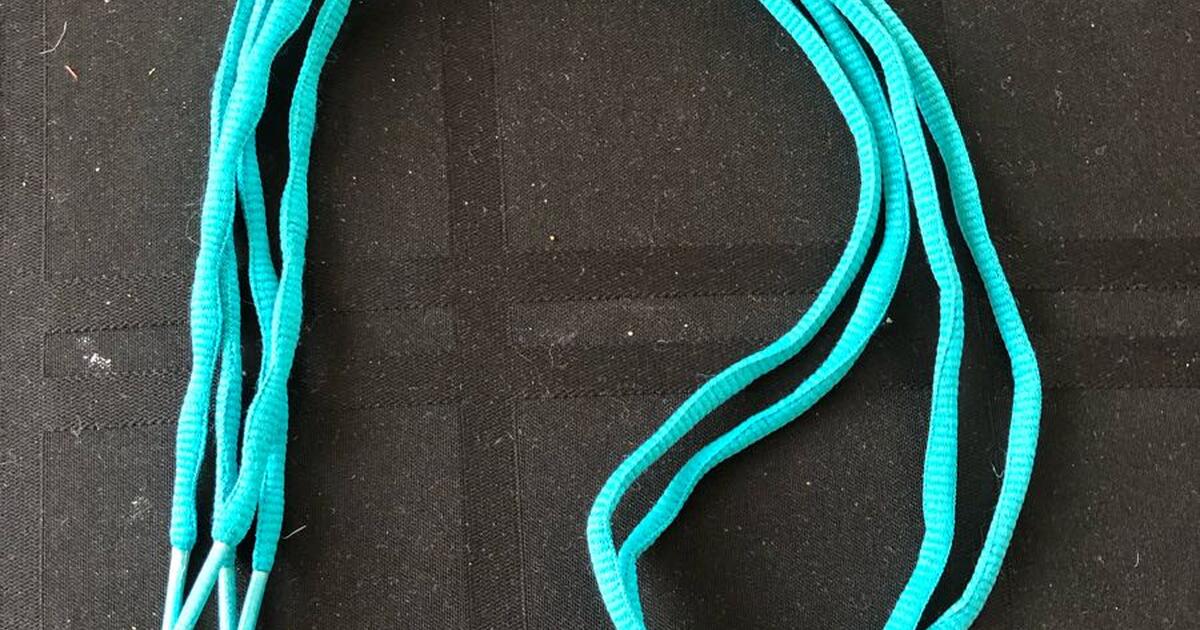 37" never used turquoise shoelaces for Free in Falls Church, VA Finds