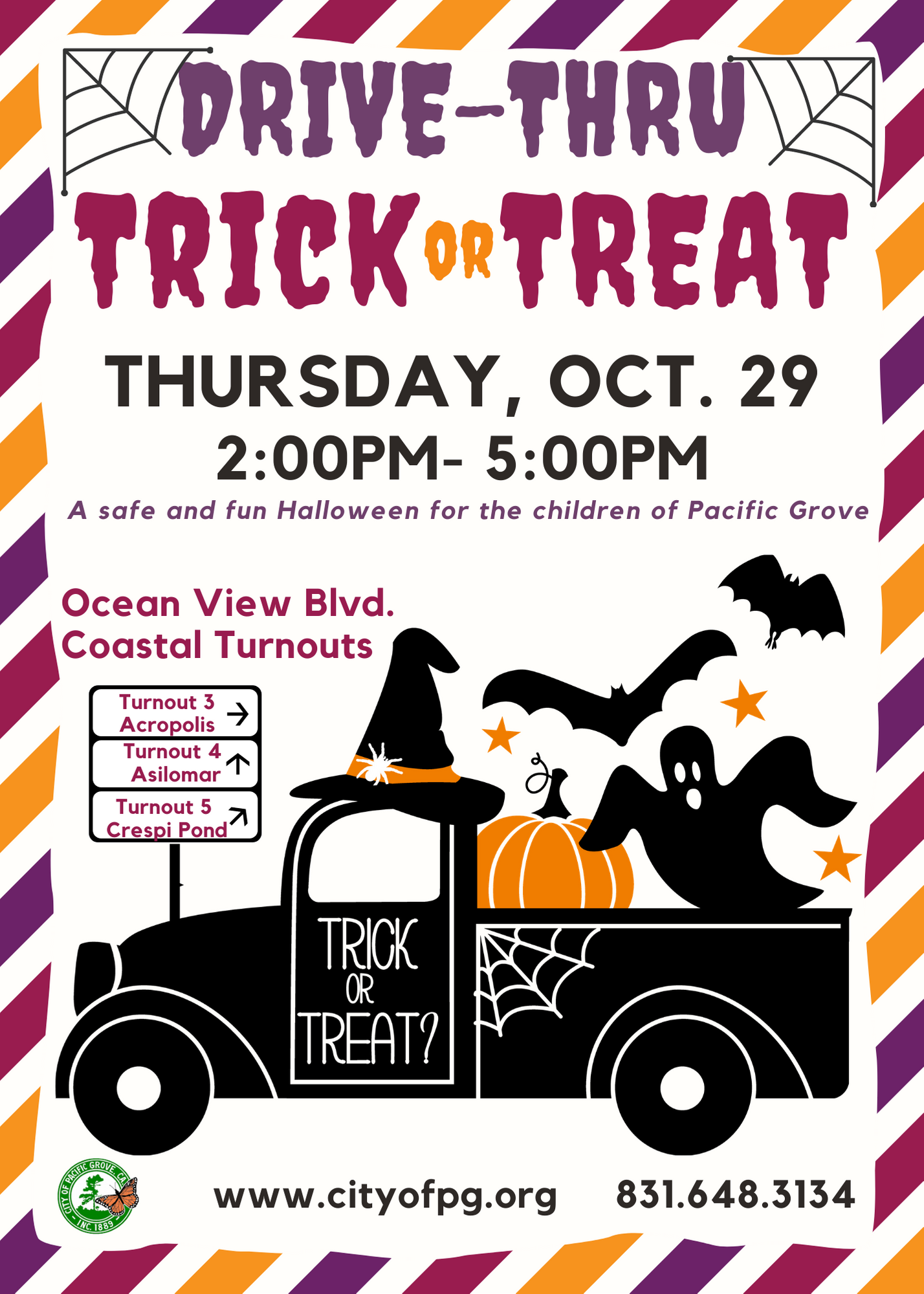 10/29 Drive Thru TrickorTreating (Pacific Grove Police Department