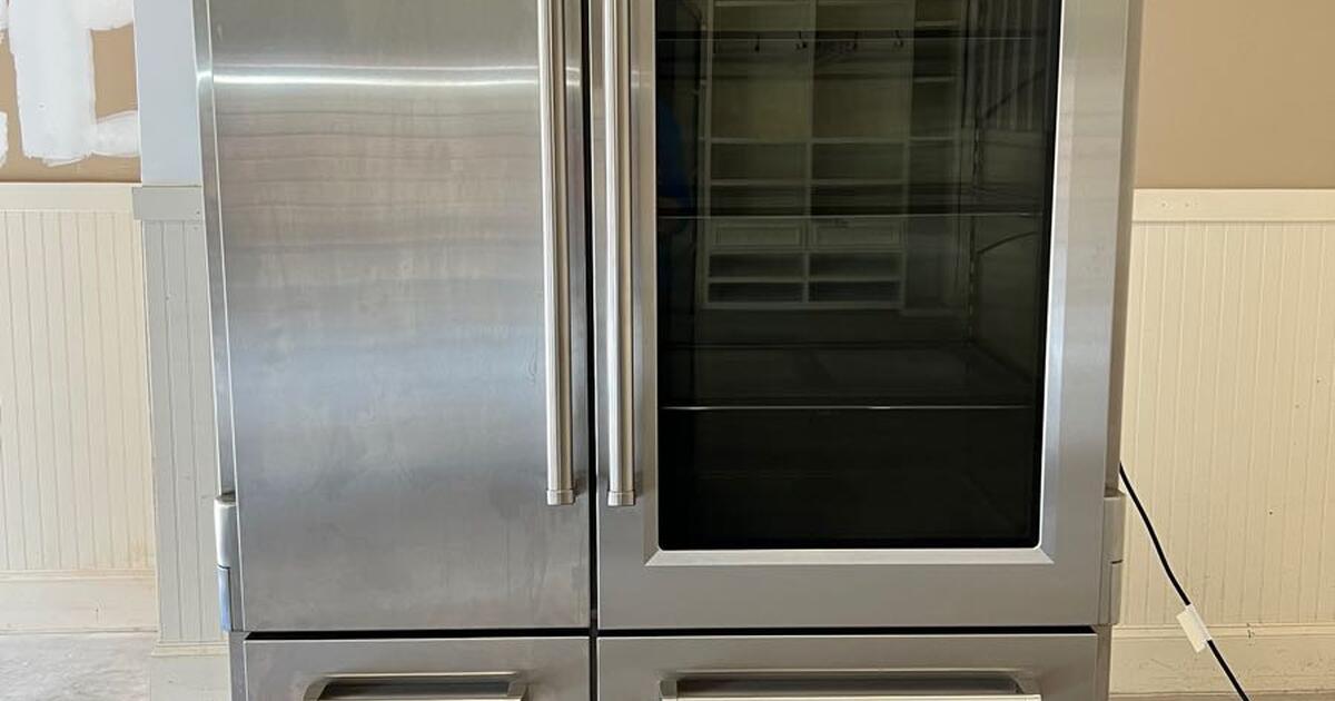 SubZero 648PROG PRO 48" BuiltIn SideBySide w/ Glass Door (2008) for 8500 in Marietta, GA