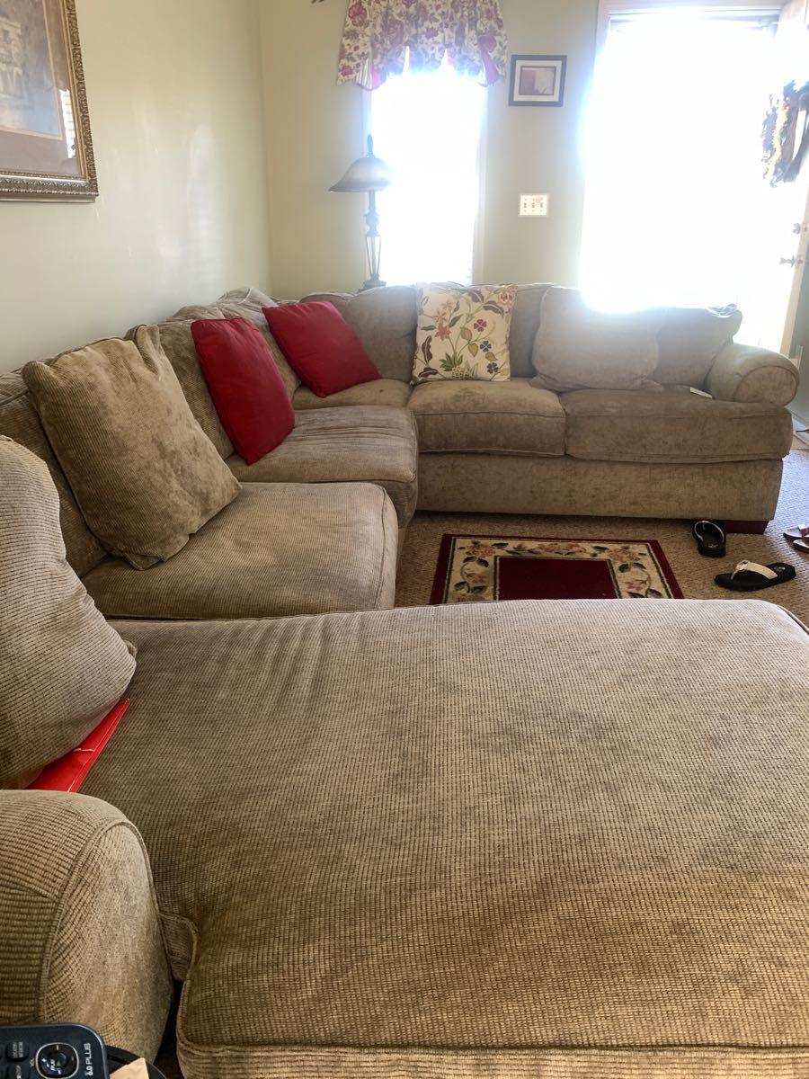 Sectional Sofa Sage Green for 400 in Wilmington, NC For Sale