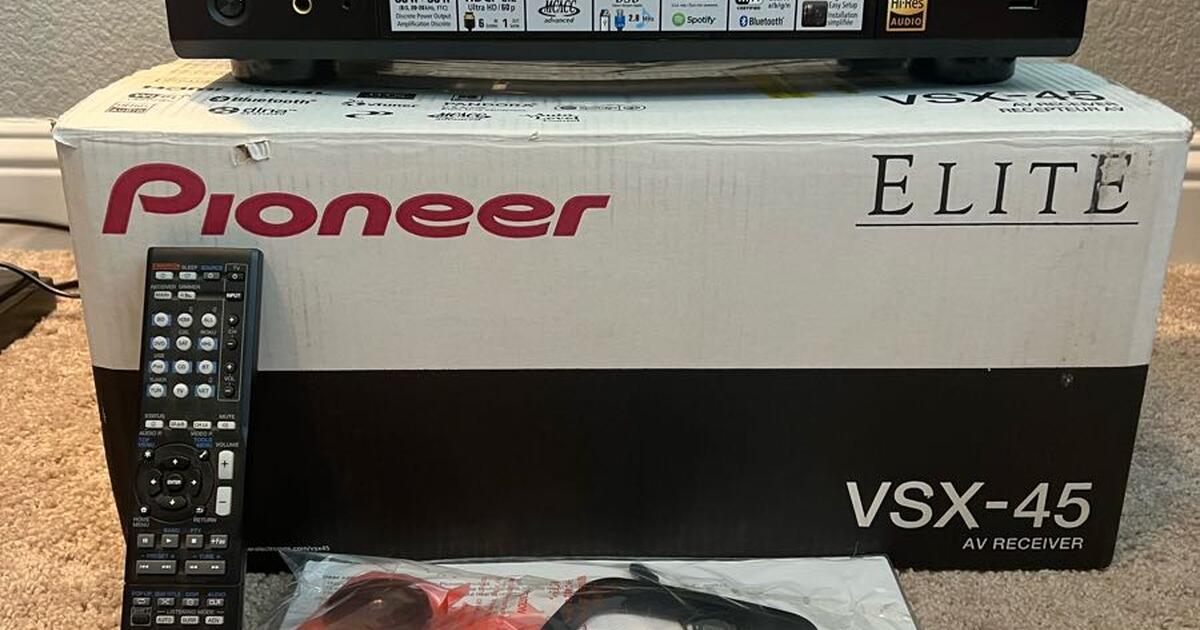 Pioneer Elite VSX45 5.2 Channel Home Theater Receiver for Sale for