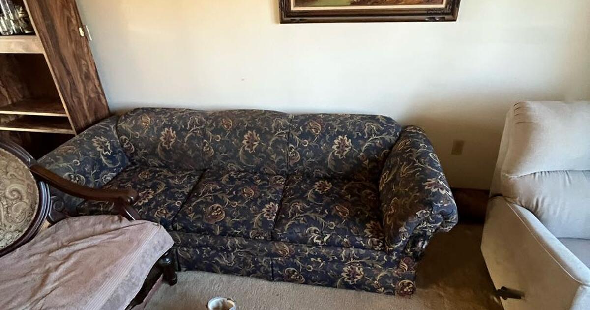 Free couch with pull out bed inside. for Free in Sierra View, PA For