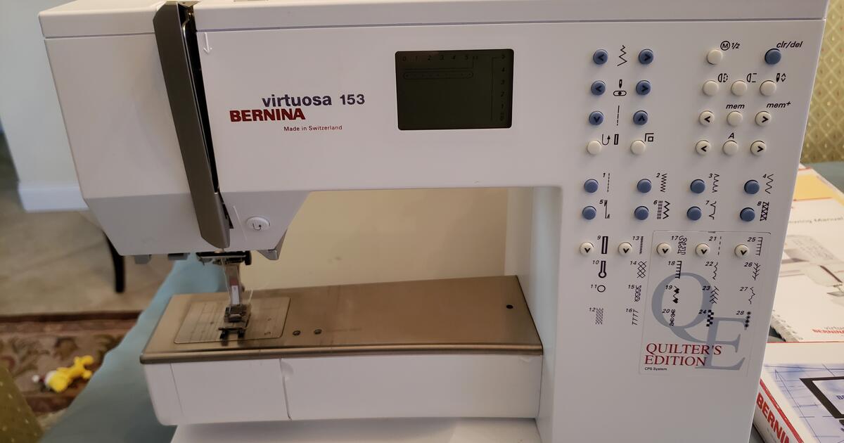 Bernina Virtuoso 153 Quilters Edition Sewing Machine for $380 in ...