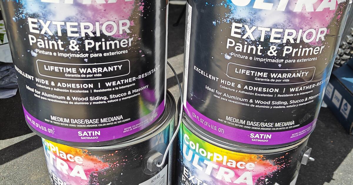 Left Over Paint. 4 New Gallons Of Exterior. Untinted in Monroe, NC