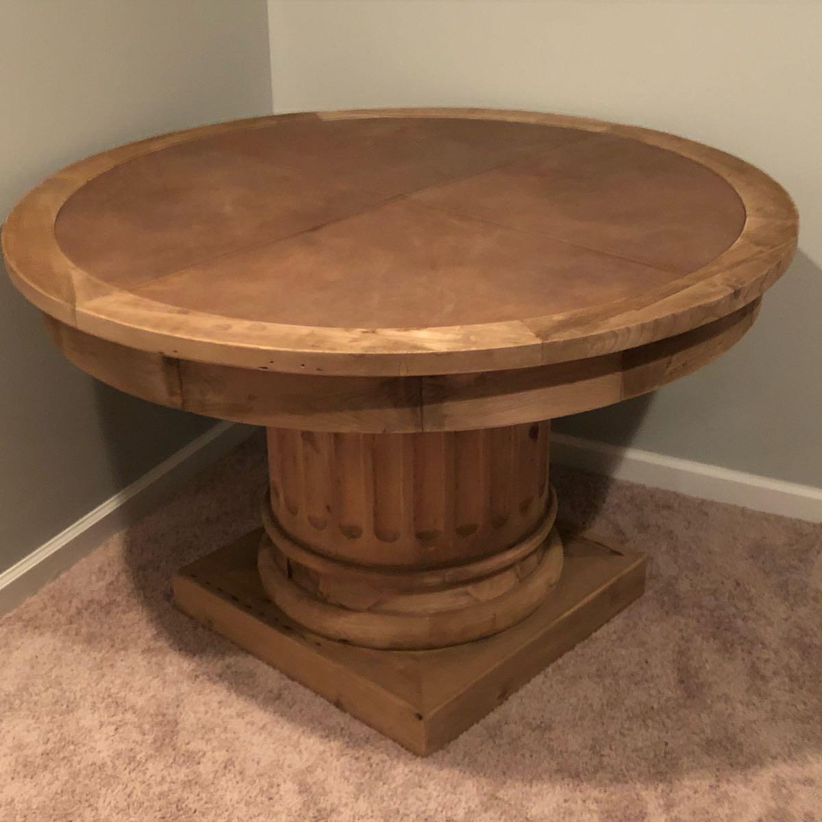 restoration hardware poker table