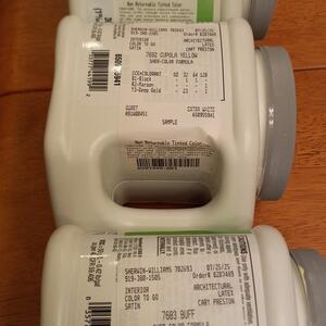 Sherwin-Williams Paint Samples