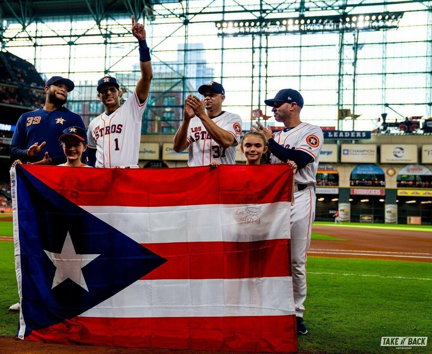 Carlos Correa Houston Astros Majestic Hispanic Heritage Flex Base