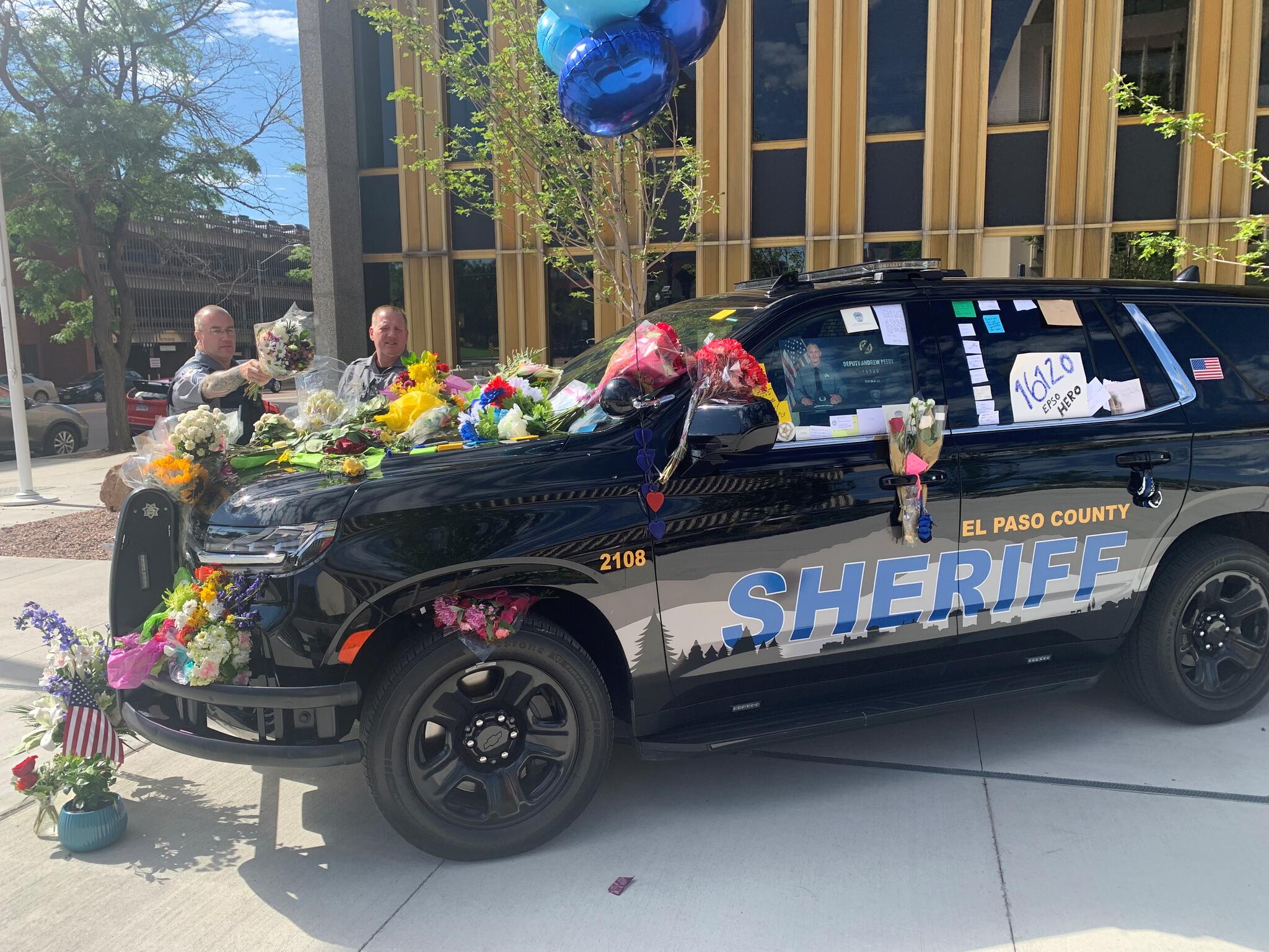 FLAG RAISING CEREMONY FOR FALLEN DEPUTY ANDREW PEERY (El Paso County ...