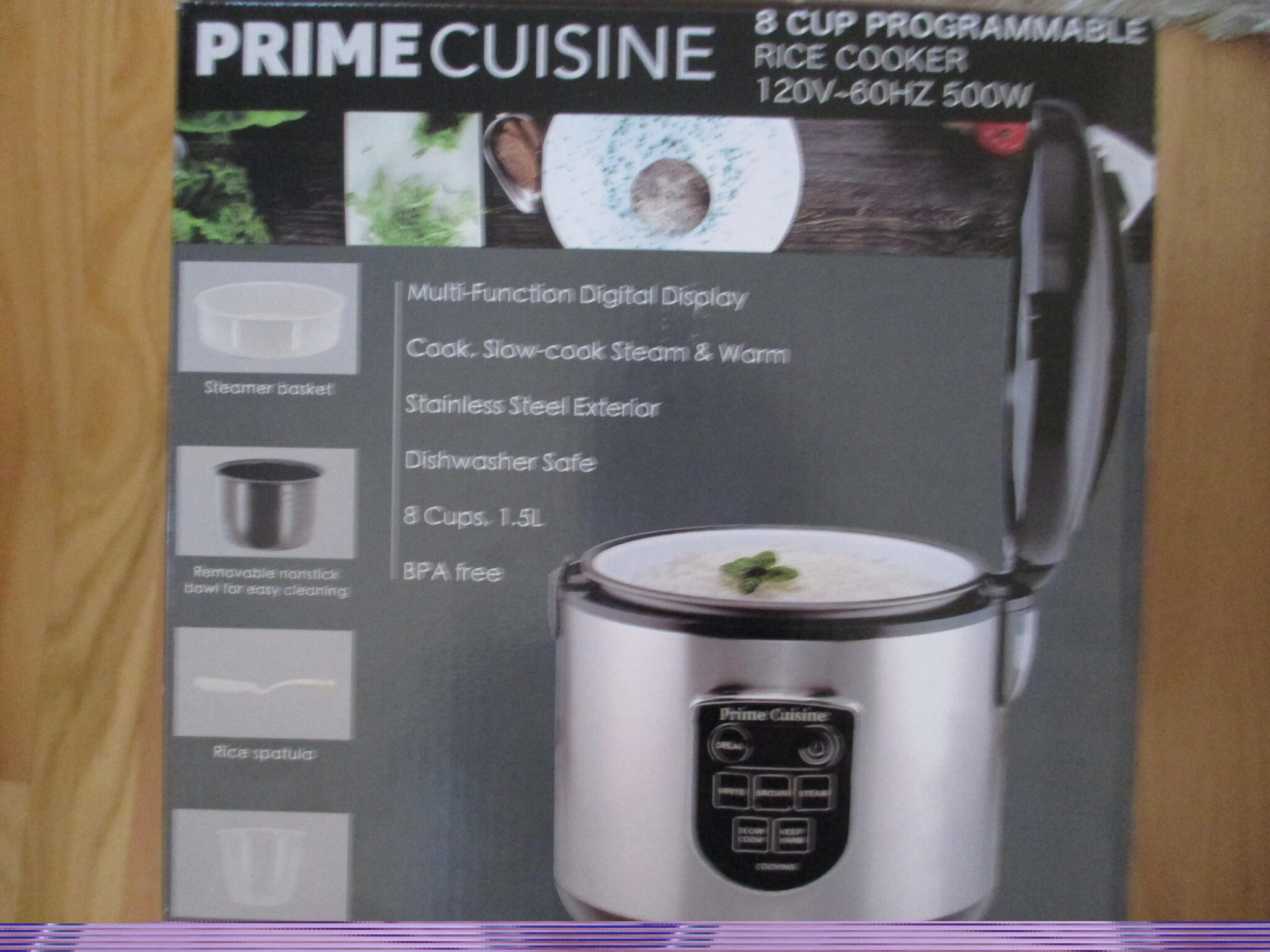 prime cuisine 8 cup rice cooker