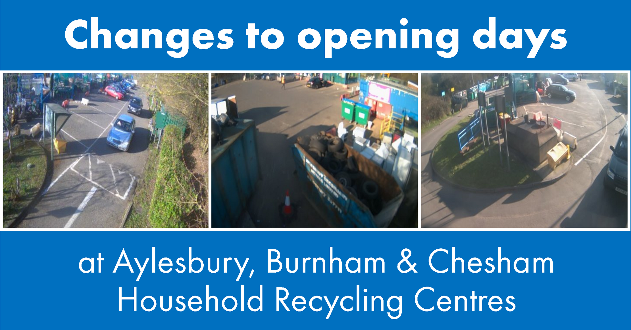Changes to Aylesbury (Rabans Lane) Household Recycling Centre