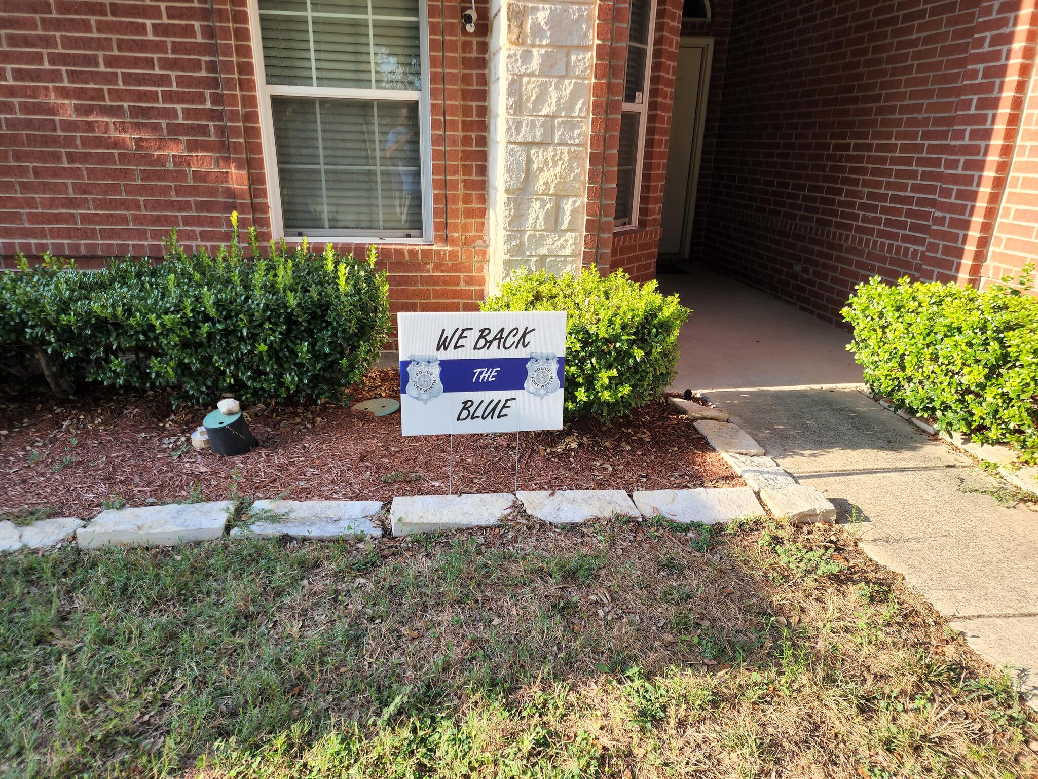 FREE Back The Blue Signs Fort Worth Police Department Nextdoor 