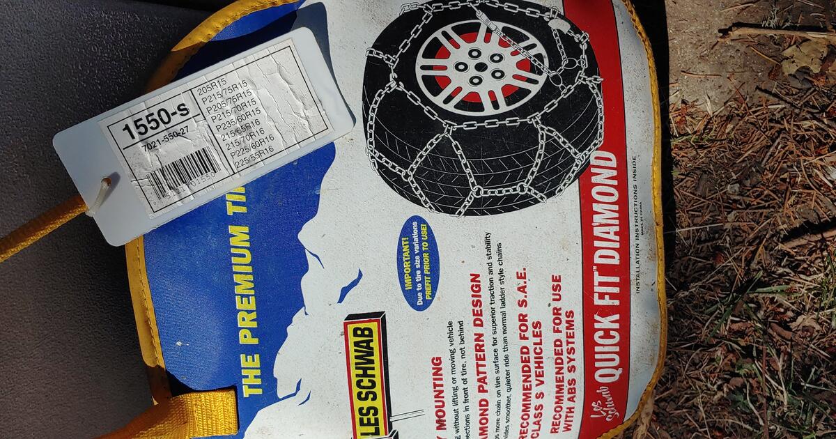 Les Schwab Tire Chains for 15 in Bellingham, WA Finds — Nextdoor