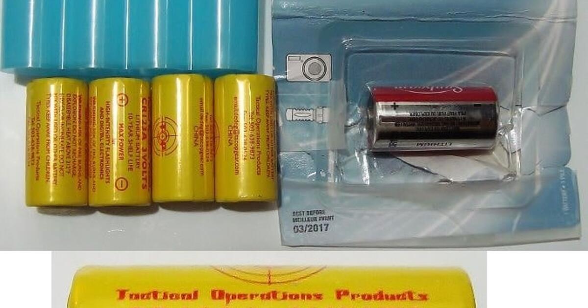 CR123/123A lithium batteries for 5 in Nokomis, FL For Sale & Free