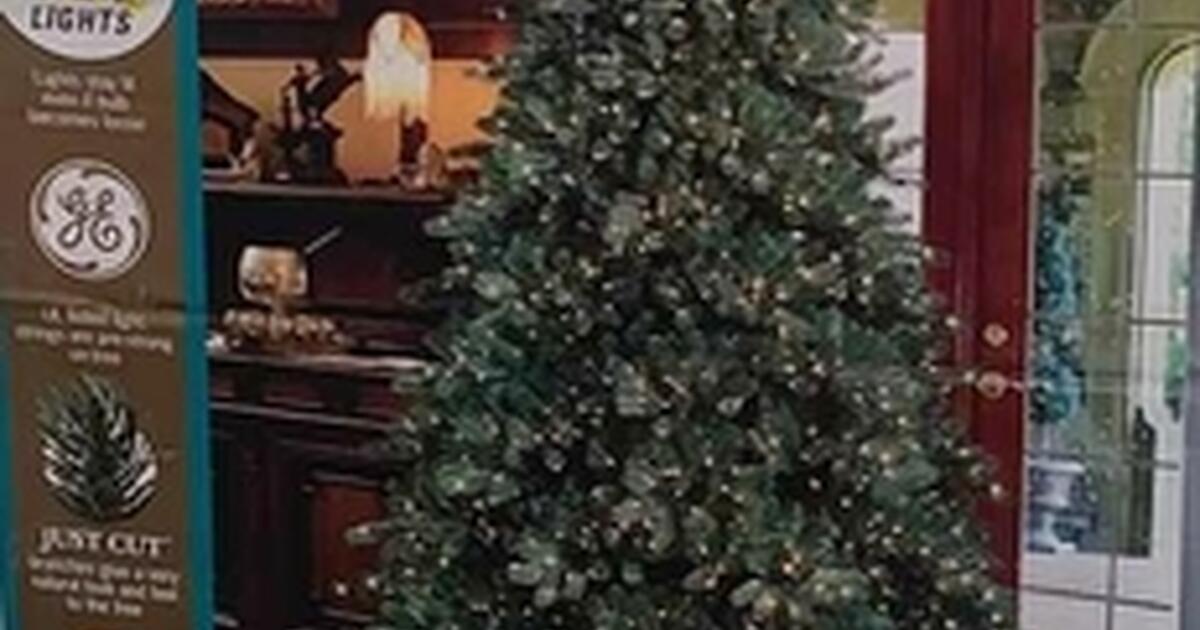 9 foot Kirkland artificial xmas tree with stand. for Free in Mercer