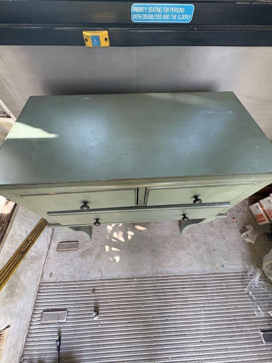 Modern Farmhouse Green Dresser  3 Drawer Accent Chest For $10 In St.  Petersburg, FL | For Sale & Free  Nextdoor