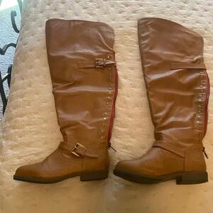 Journee Kane Over-the-Knee Boots 8.5 Wide Calf