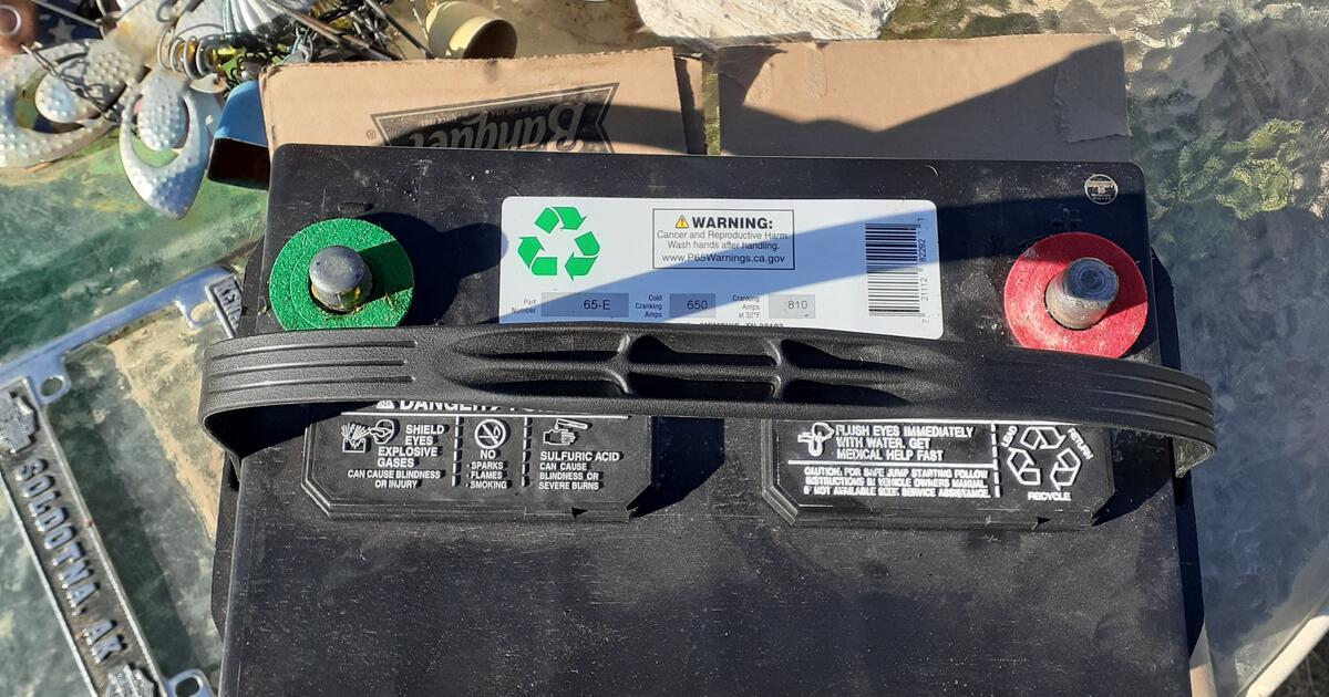 New 65 series battery just bought for 40 in Prescott Valley, AZ For