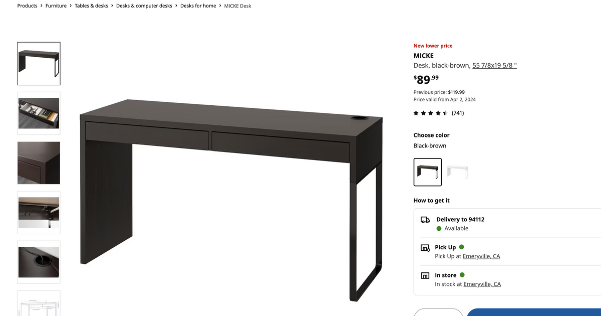 FREE IKEA MICKE DESK For Free In San Francisco CA For Sale Free free-ikea-micke-desk-for-free-in-san-francisco-ca-for-sale-free