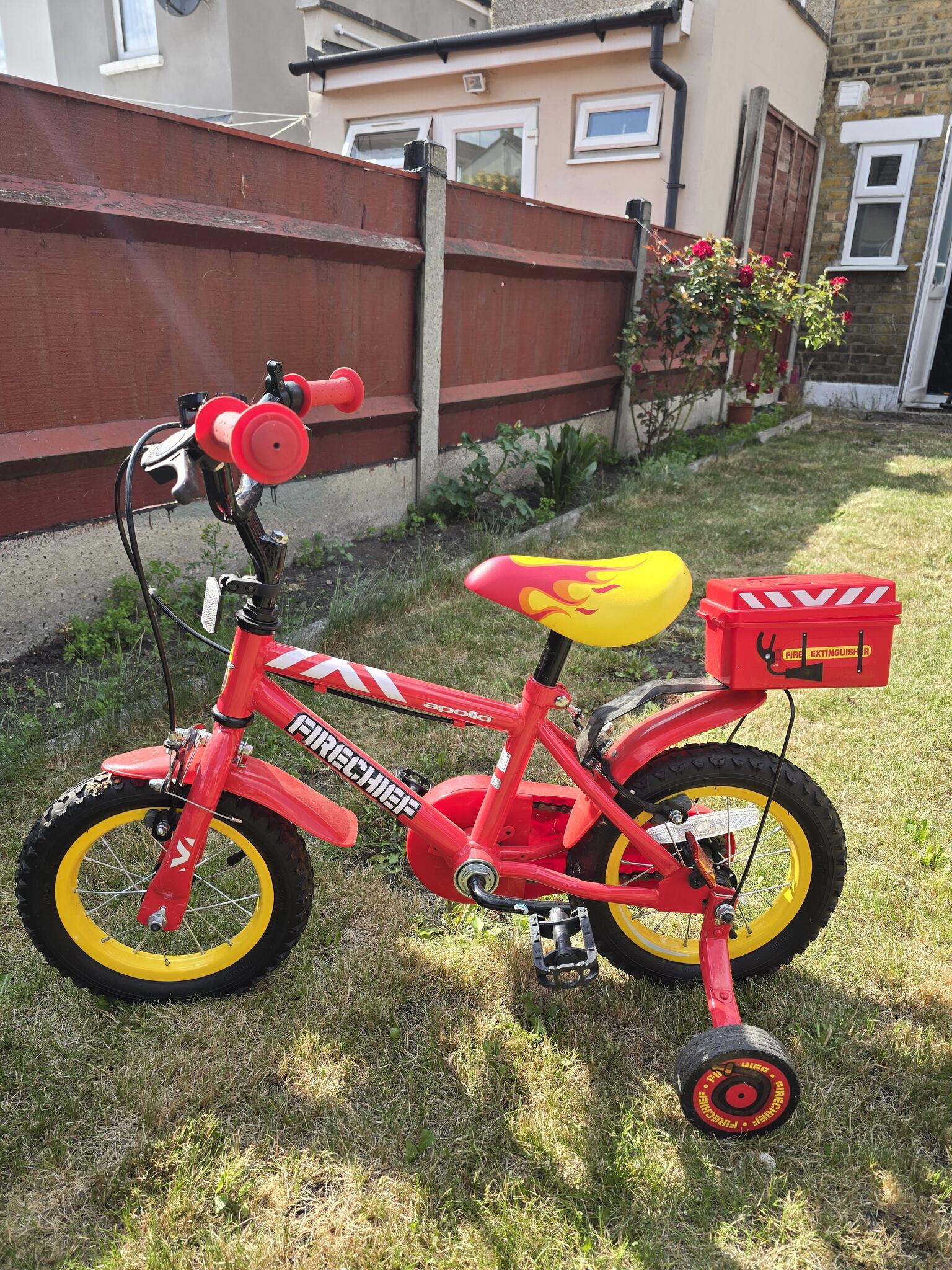 Fire Engine Fireman Sam Bike Halfords Apollo Fire Engine Halfords Fire  Chief Bike Bike Helmet Apollo