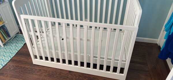 Land of nod carousel top crib