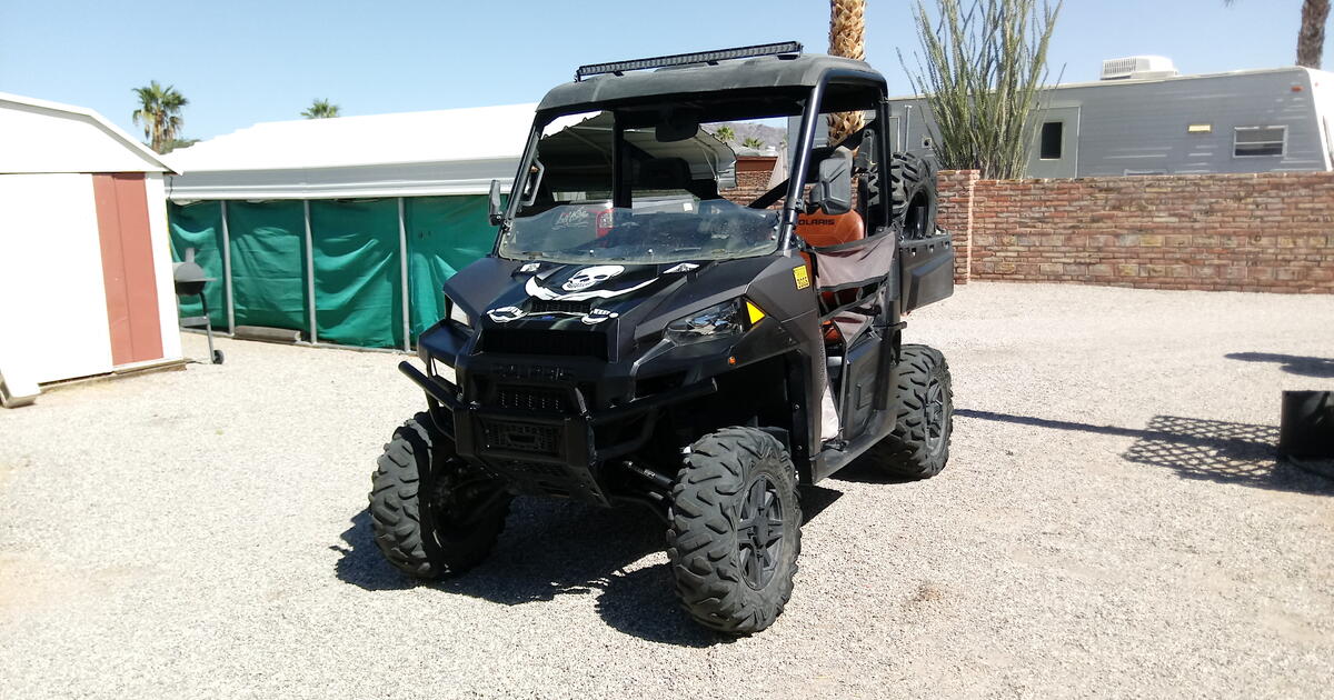 2016 Polaris Ranger XP EPS 2420 actual miles with Aluminium 10ftx6ft ...