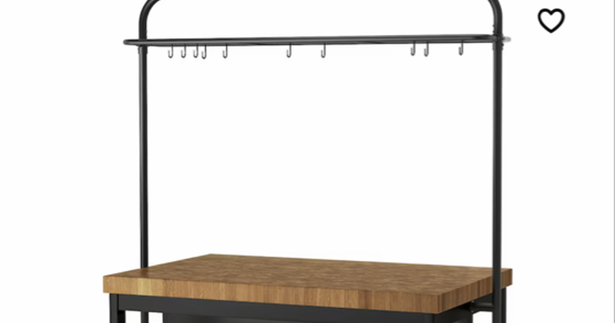 IKEA VADHOLMA 31 x 50 Kitchen Island w/Pot Rack. for 450 in Virginia