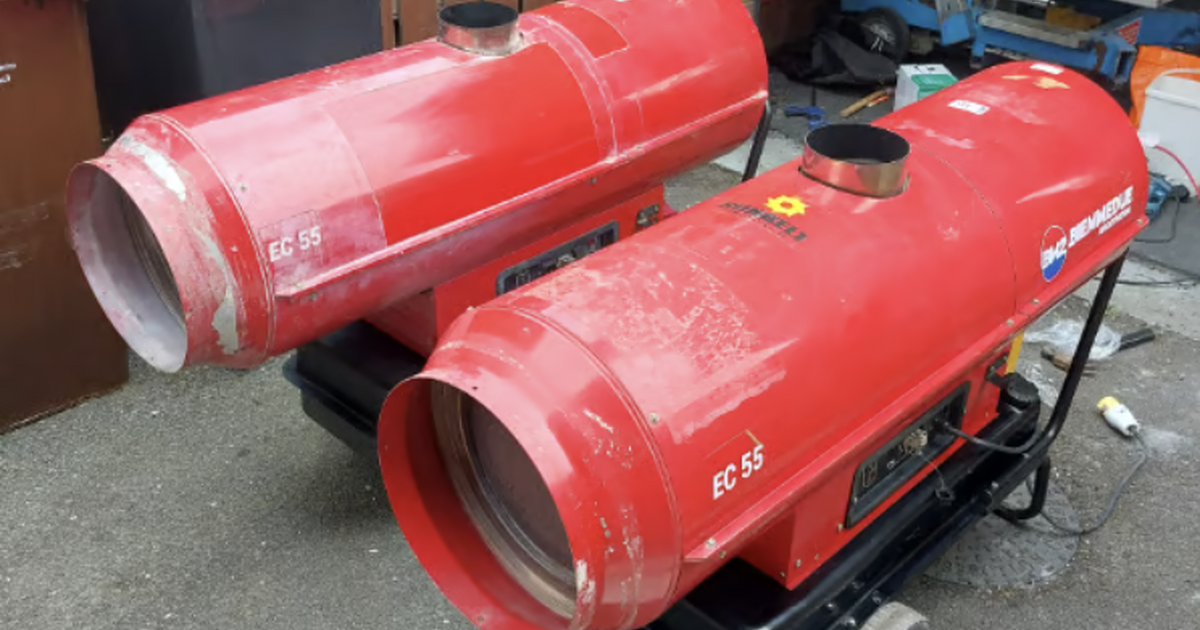 Arcotherm ec55 110v diesel space heater for 800 in kerrville tx for
