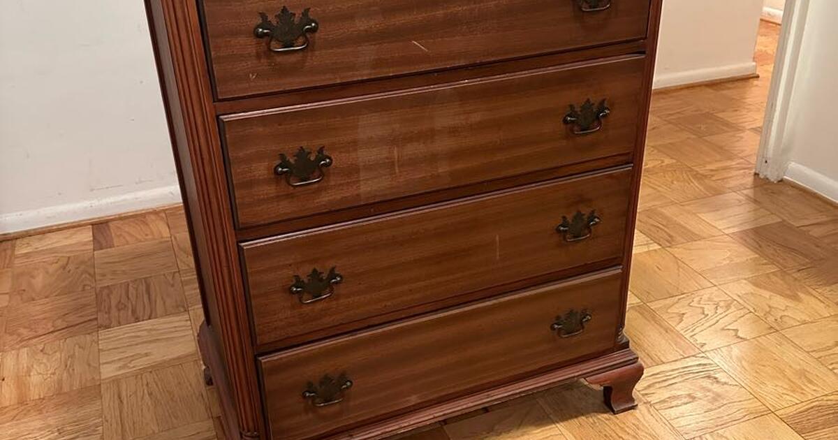 SOLID WOOD ANTIQUE DRESSER for 150 in Chevy Chase, MD For Sale