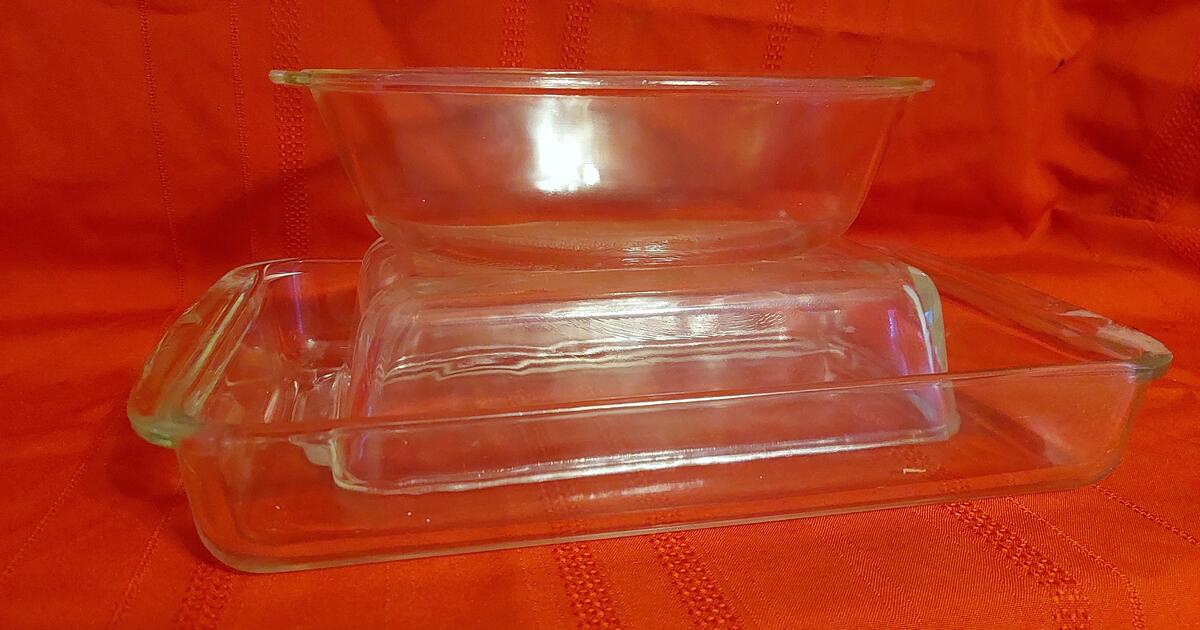 Vintage Glass Bakeware..3 Pieces for $10 in Warwick, RI | For Sale ...