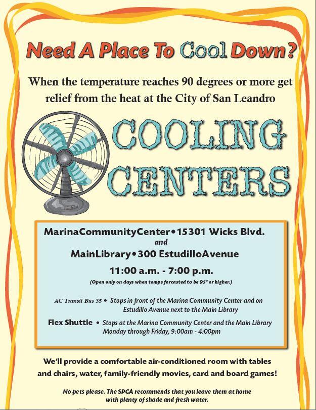 Beat the Heat! Visit a Cooling Center. – Northridge West Neighborhood  Council, NWNC