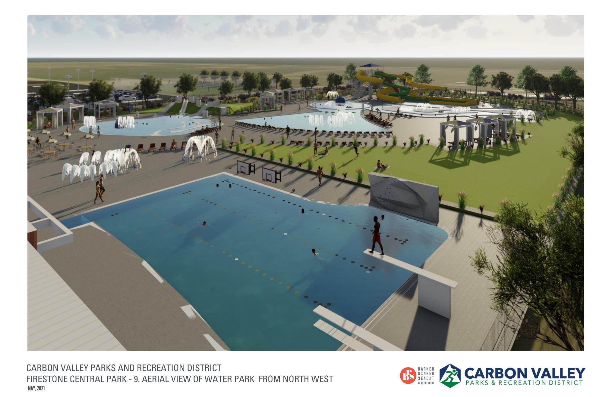 Proposed Plans for Water Park and Second Rec Center (Carbon Valley