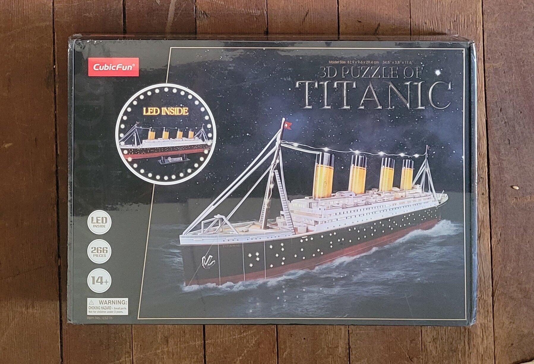 Puzzle 3D TITANIC CubicFun