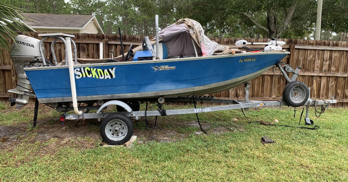 15 ft Fishing Boat with trailer for 4000 in Vero Beach, FL Finds