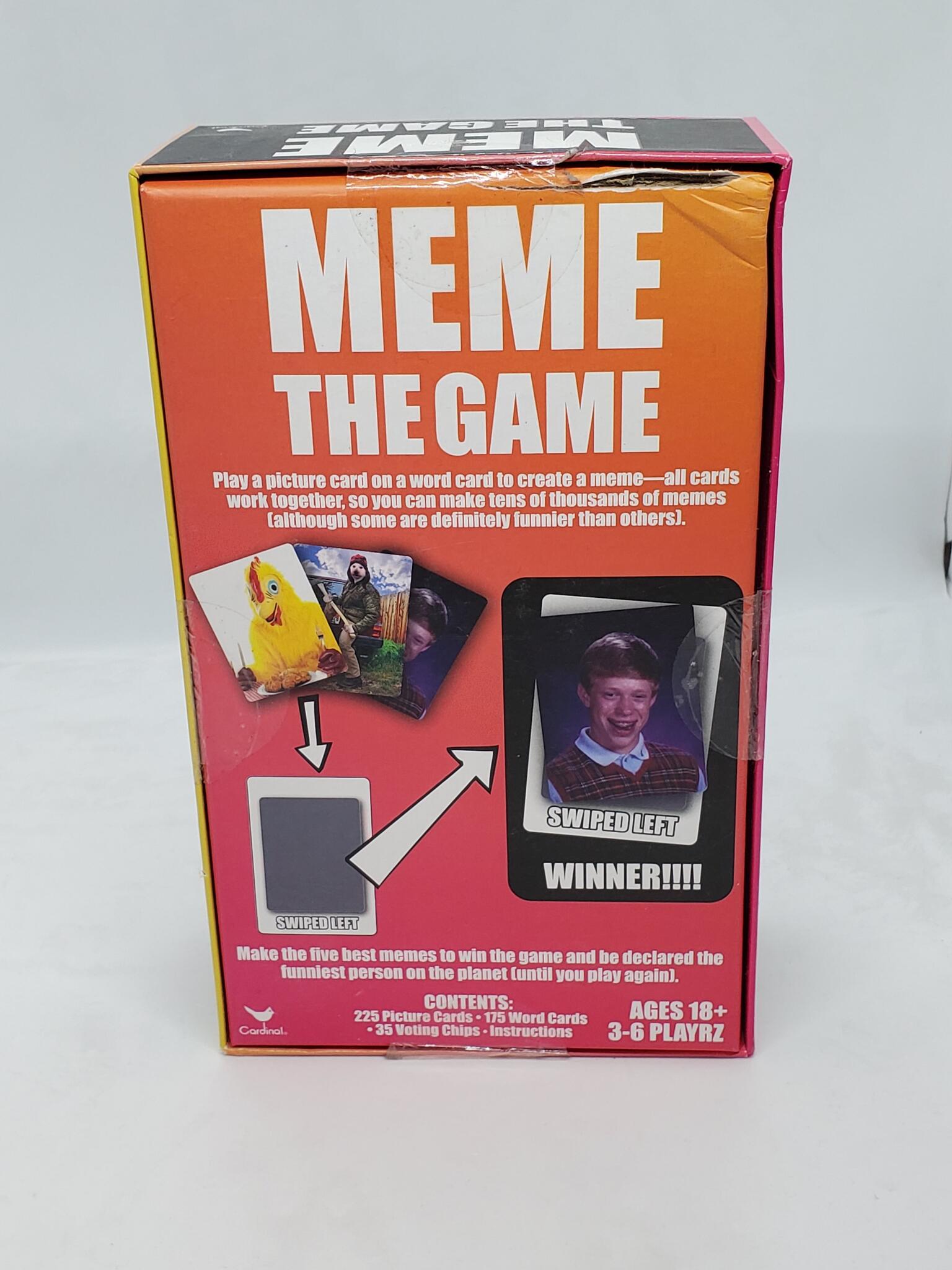 The Game Of Meme Cardinal Adult Fun Card Game Funny Internet