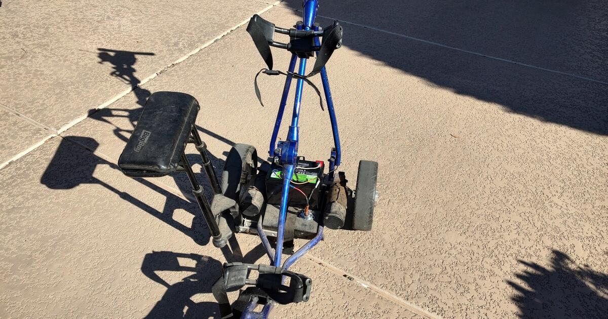 Golf Cart Golf Bag Caddy Motorized Bag Boy brand for 150 in Buckeye, AZ Finds — Nextdoor