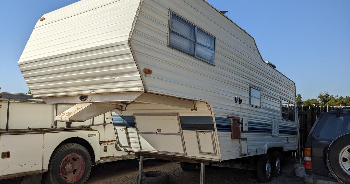 1982 Fifth Wheel Camper Trailer Cheap for $100 in Golden, CO | For Sale ...