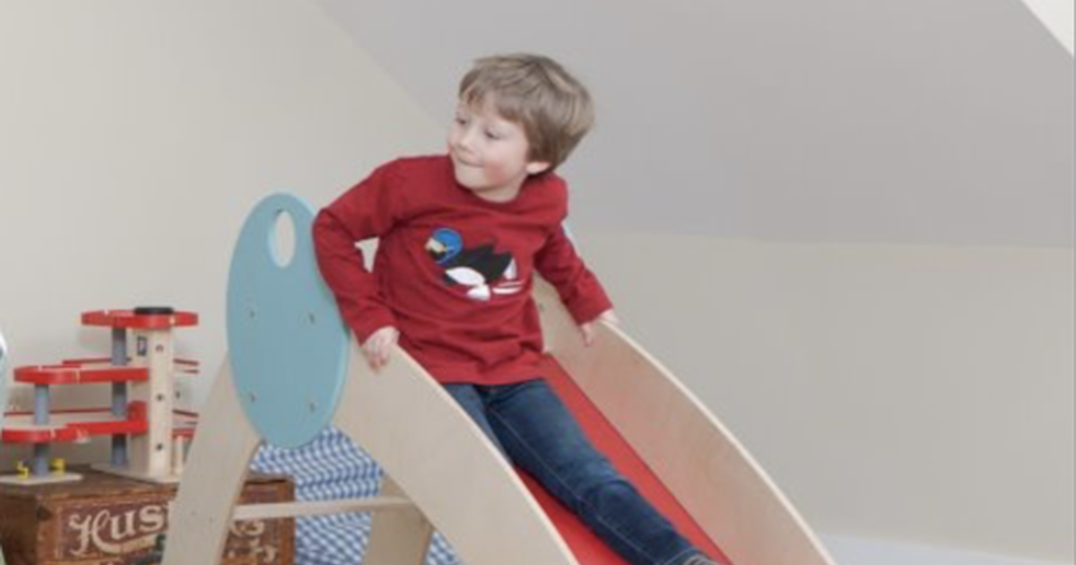 Cedarworks Kid Children Indoor Wooden Slide for 75 in Wayzata, MN