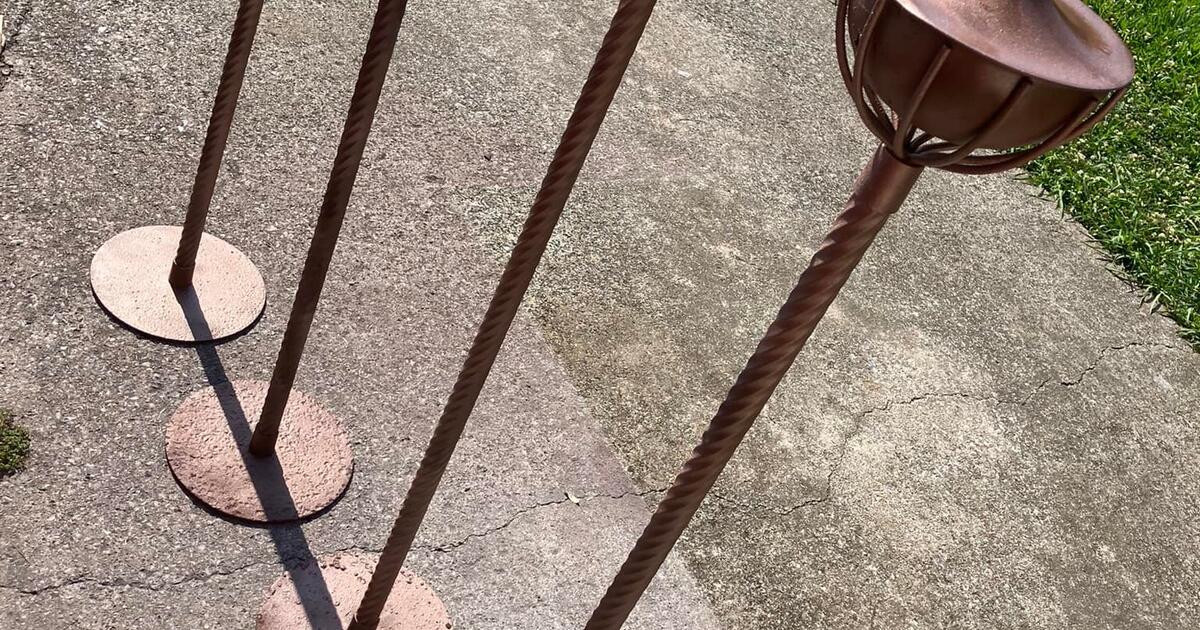 Tiki Torches Sturdy Copper Metal Stands for 50 in Houston, TX