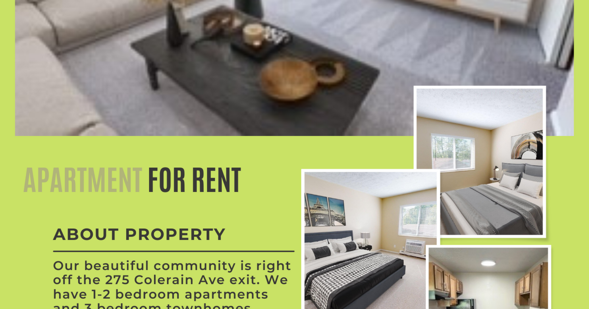 1 & 2 bedroom apartments available for immediate move in. Apply today