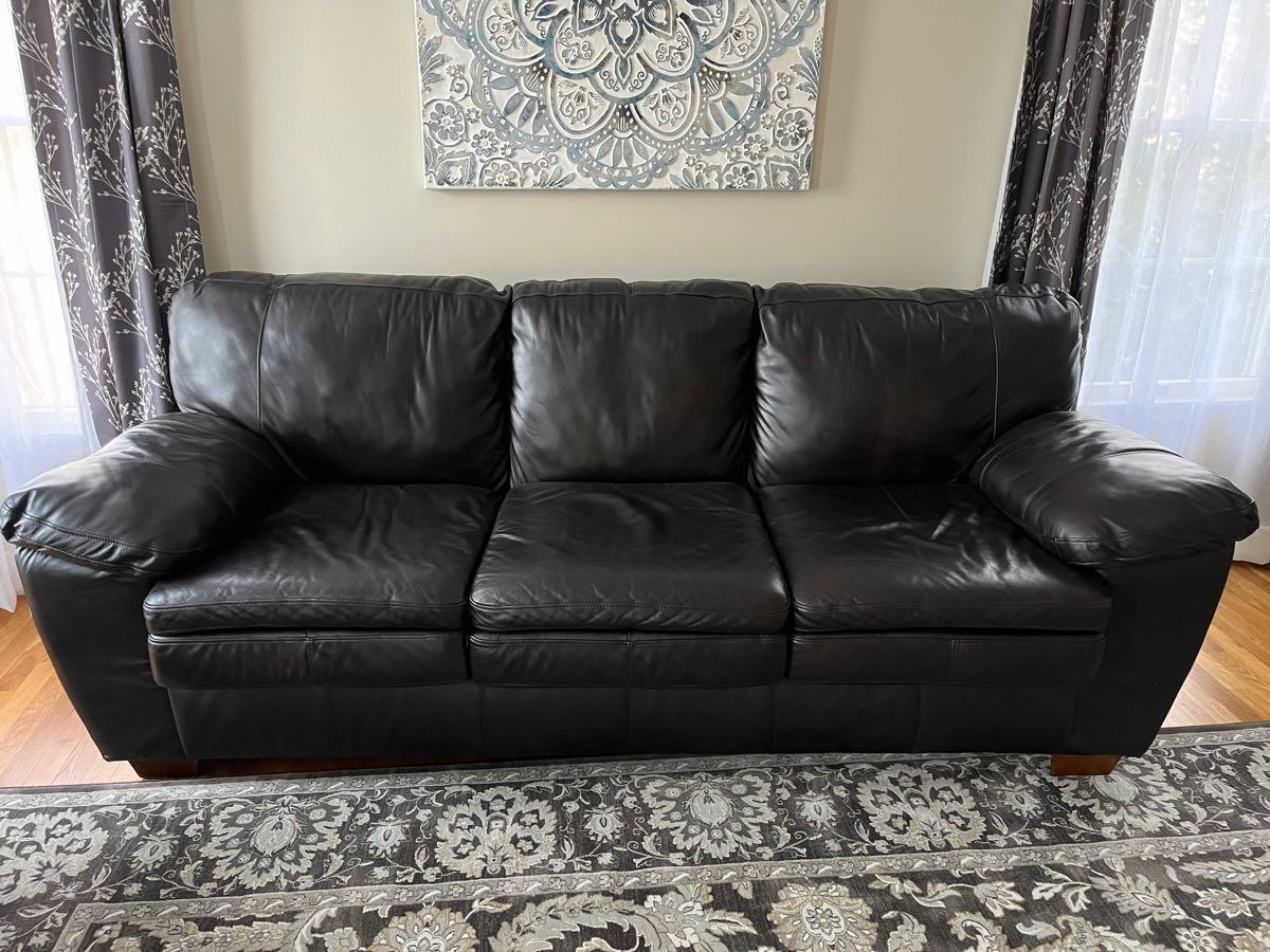 Leather Sofa and love seat for 210 in Waltham, MA For Sale & Free